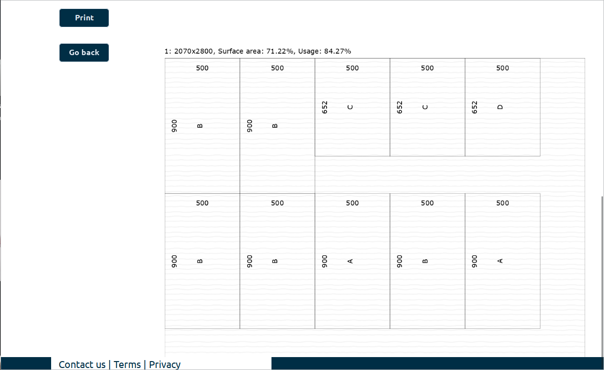 Cutting plan - part 2